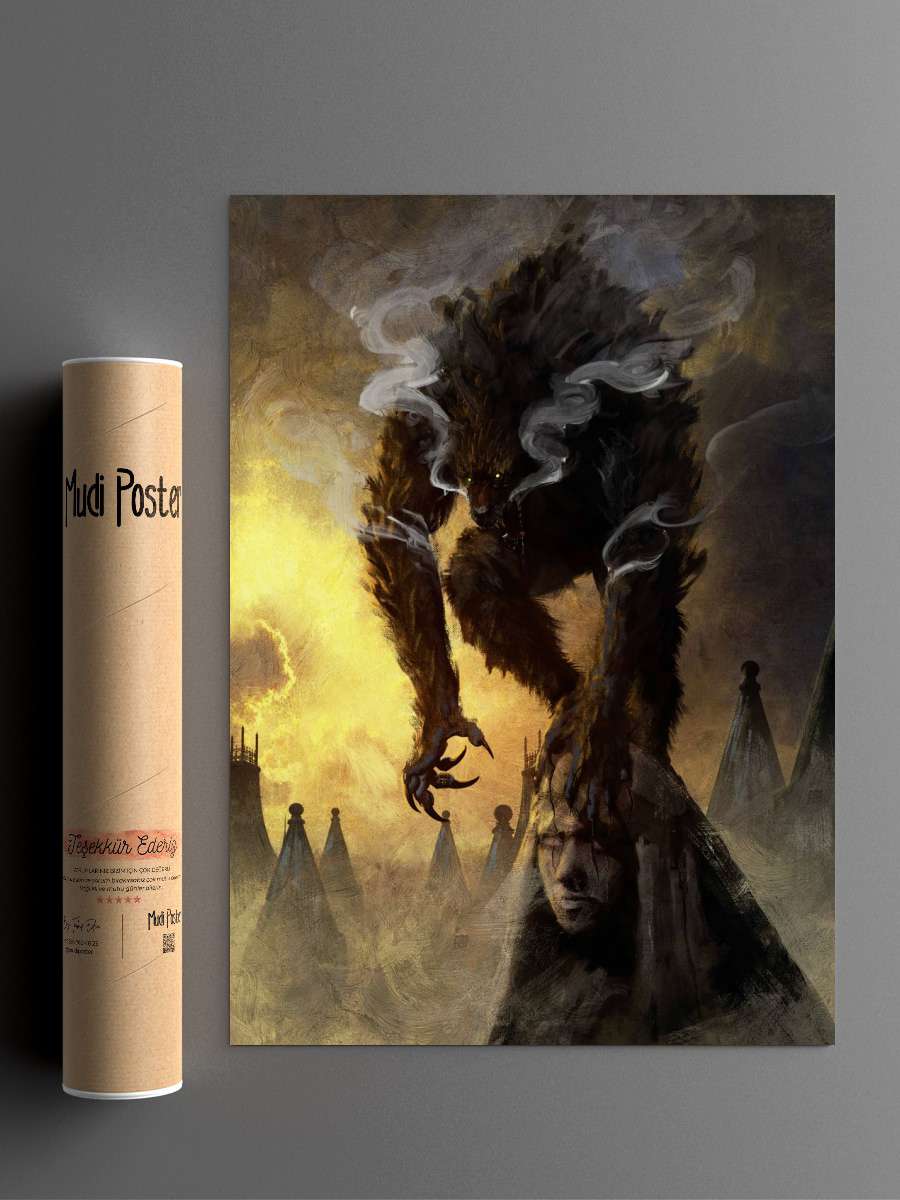 Primal slayer Anime Poster Çerçevesiz Yüksek Kalite Anime Duvar Poster