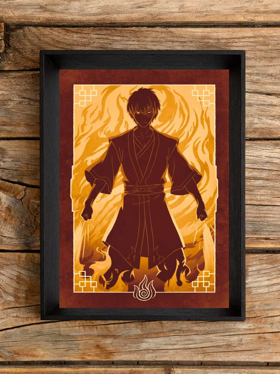 Prince Zuko Fire Nation Anime Poster Çerçevesiz Yüksek Kalite Anime Duvar Poster