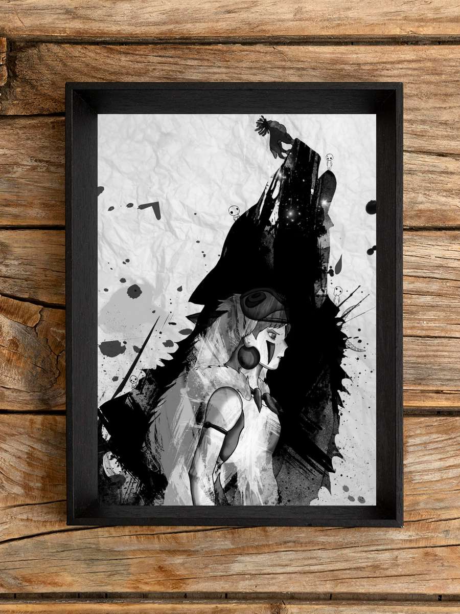 Princess Mononoke Anime Poster Çerçevesiz Yüksek Kalite Anime Duvar Poster