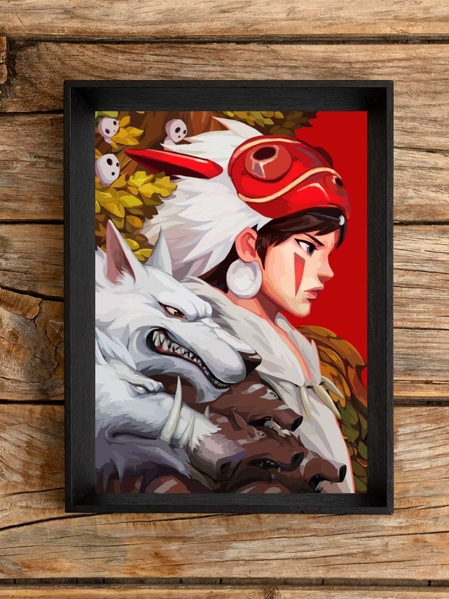Princess Mononoke Anime Poster Çerçevesiz Yüksek Kalite Anime Duvar Poster