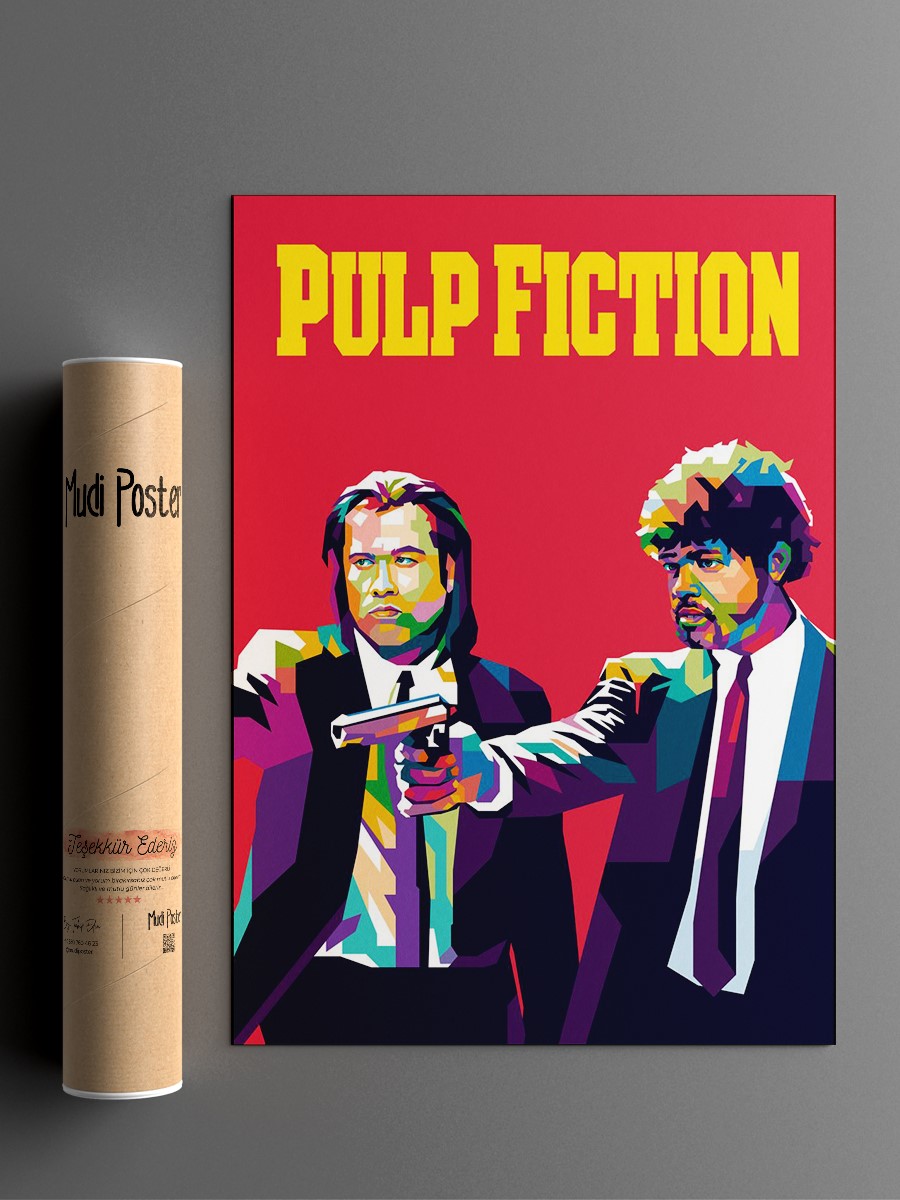 Pulp Fiction Movie Poster, Çerçevesiz Tv Film Poster