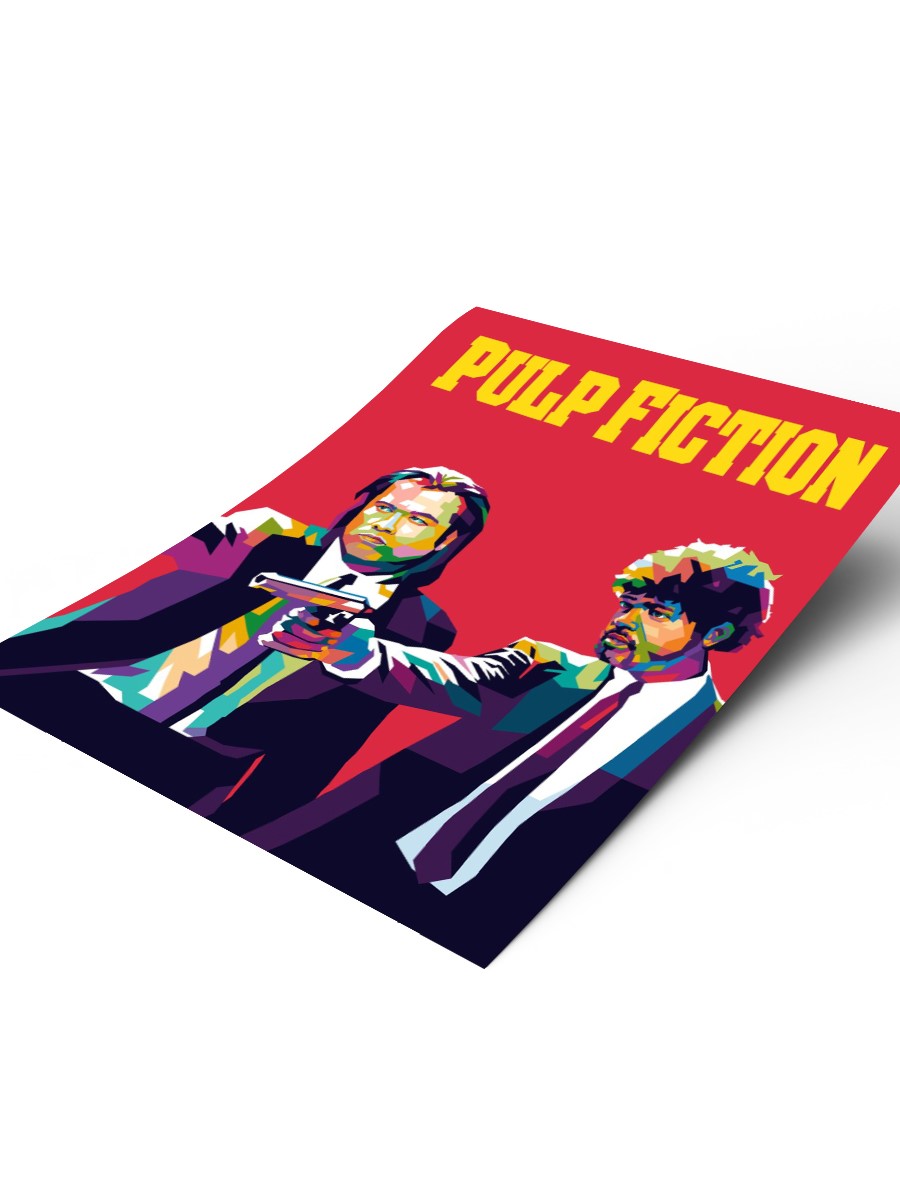 Pulp Fiction Movie Poster, Çerçevesiz Tv Film Poster