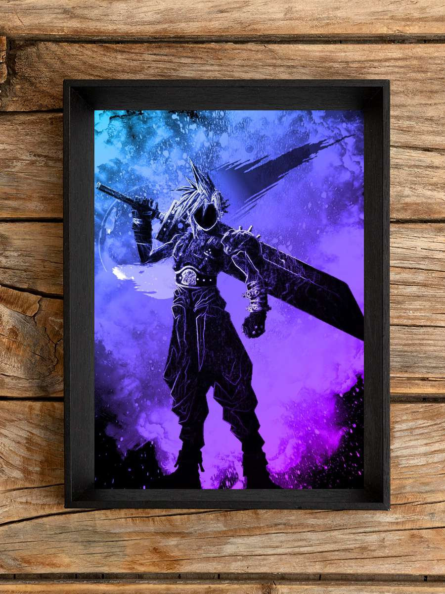 Purple Meteor Anime Poster Çerçevesiz Yüksek Kalite Anime Duvar Poster