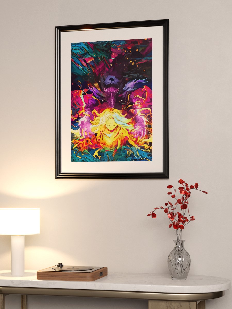 Purple Yang Anime Poster Çerçevesiz Yüksek Kalite Anime Duvar Poster