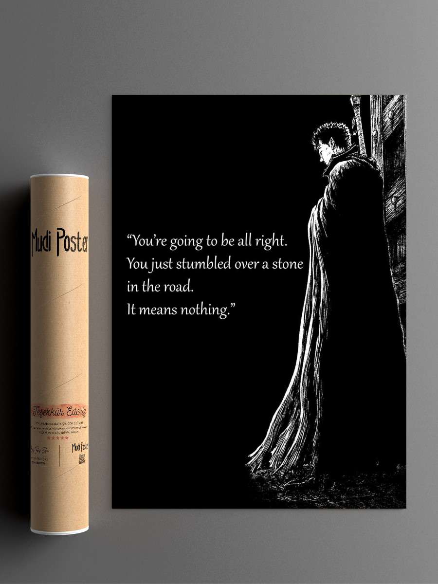 quote of berserk Anime Poster Çerçevesiz Yüksek Kalite Anime Duvar Poster