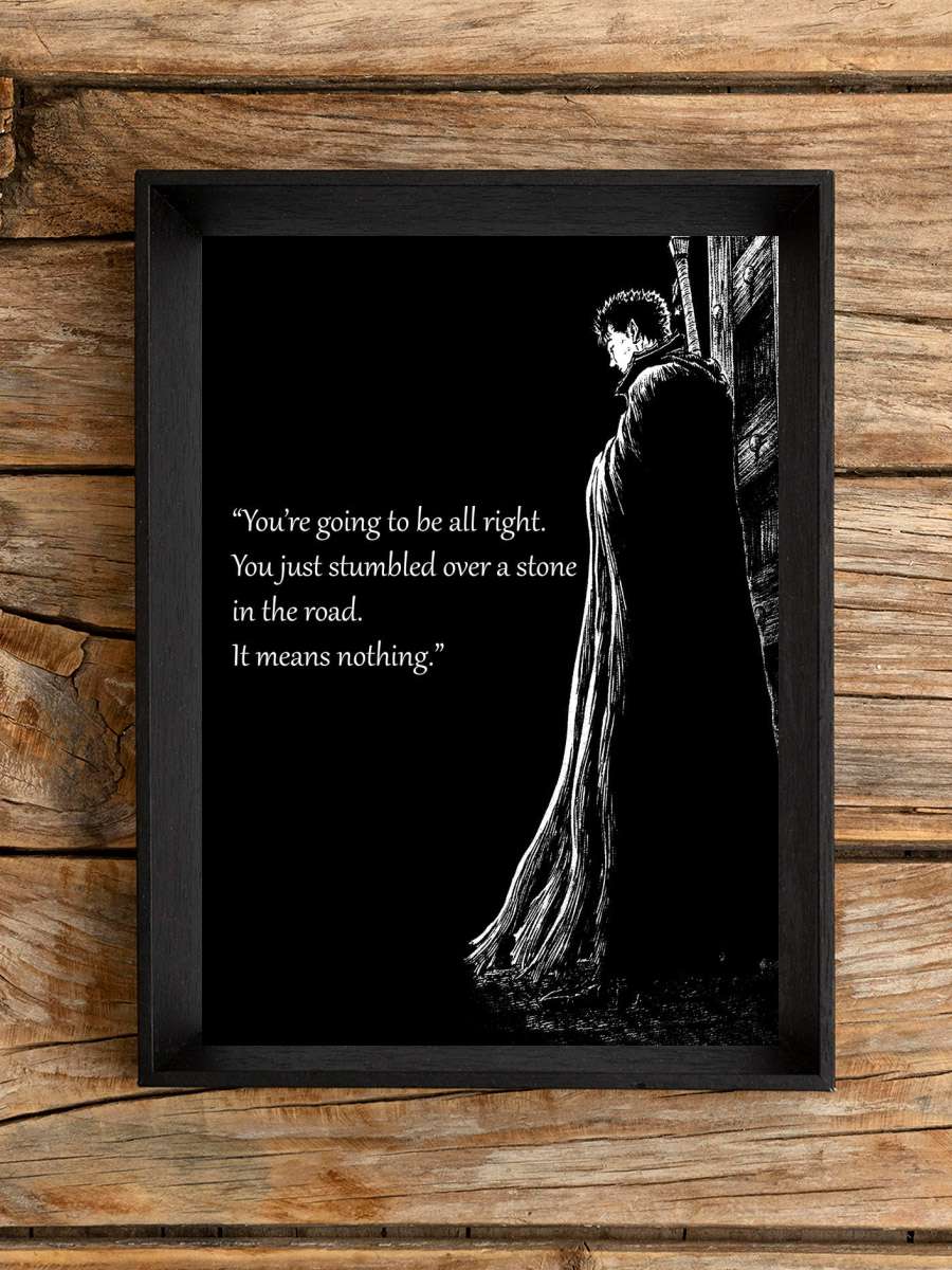 quote of berserk Anime Poster Çerçevesiz Yüksek Kalite Anime Duvar Poster