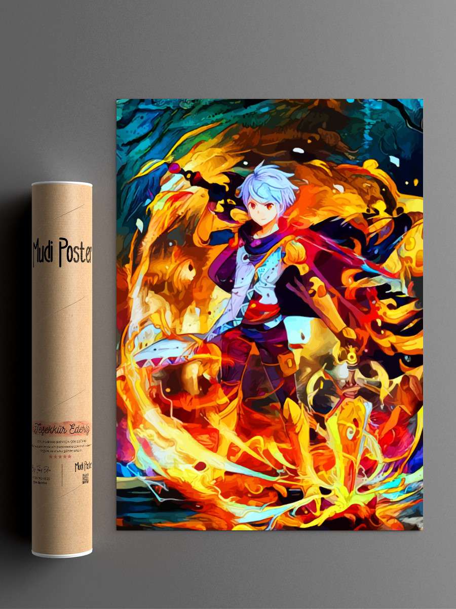 Rabbit Foot Anime Poster Çerçevesiz Yüksek Kalite Anime Duvar Poster