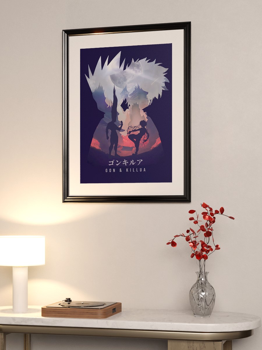 Rage Thunder Hunter Anime Anime Poster Çerçevesiz Yüksek Kalite Anime Duvar Poster
