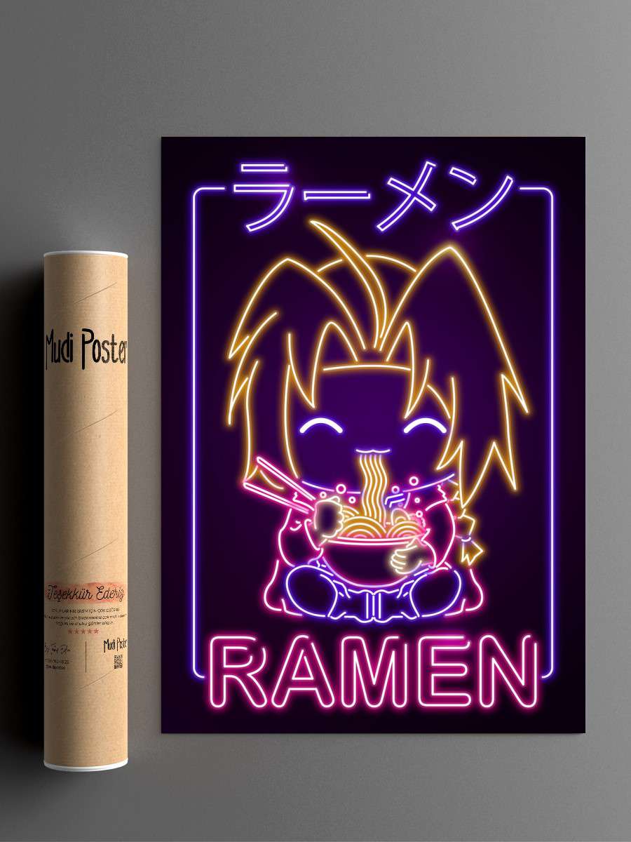 Ramen Alchemist Sign Anime Poster Çerçevesiz Yüksek Kalite Anime Duvar Poster