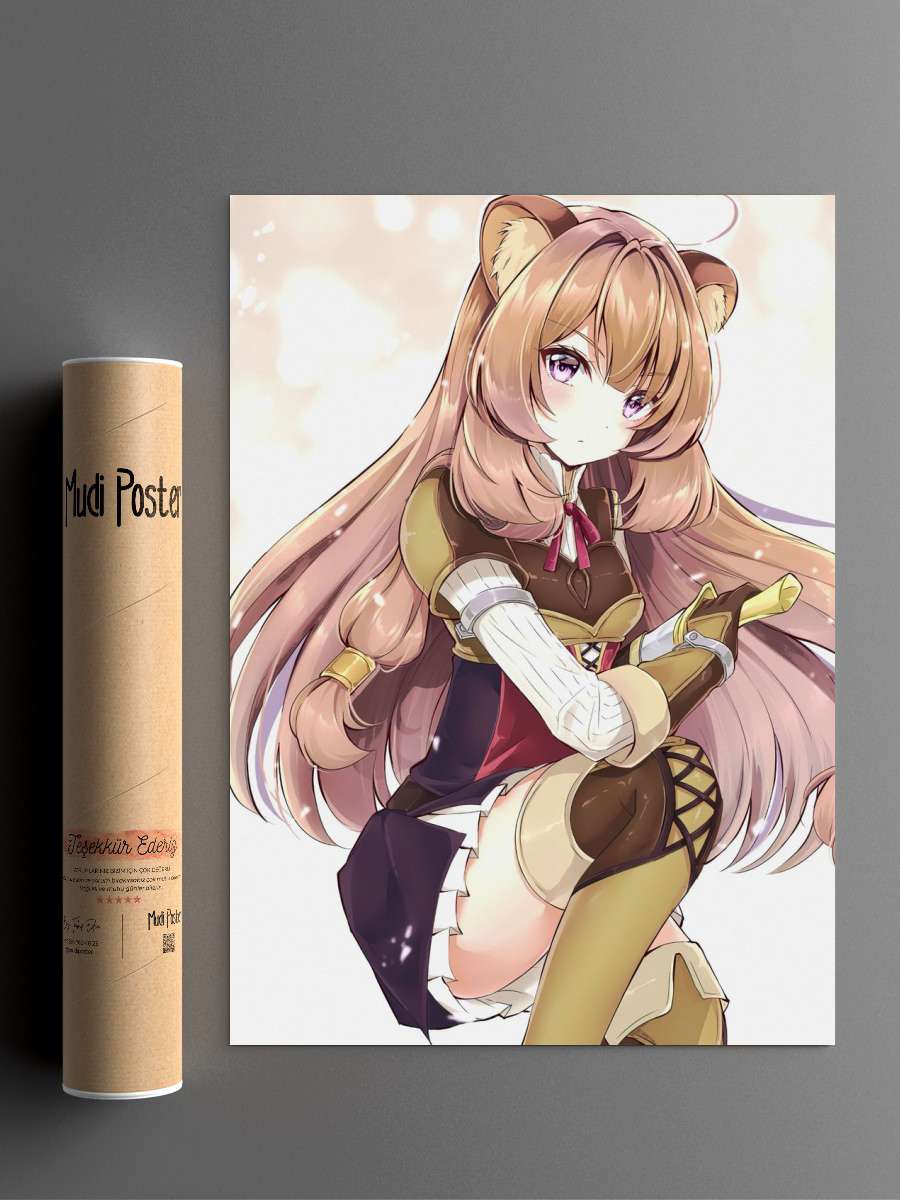 Raphtalia Anime Poster Çerçevesiz Yüksek Kalite Anime Duvar Poster