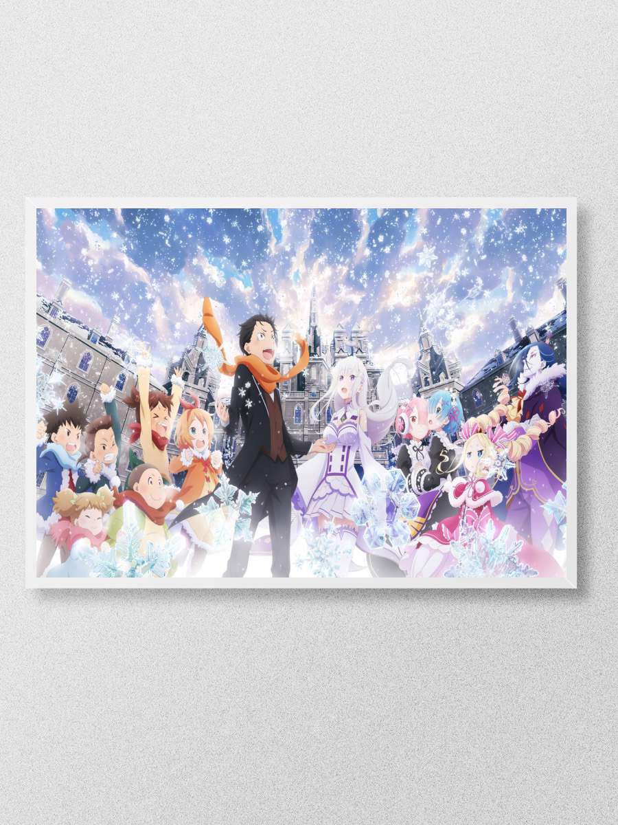 re zero Anime Poster Çerçevesiz Yüksek Kalite Anime Duvar Poster