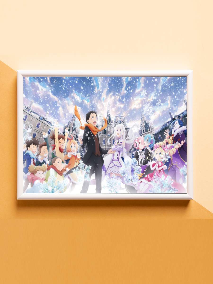 re zero Anime Poster Çerçevesiz Yüksek Kalite Anime Duvar Poster