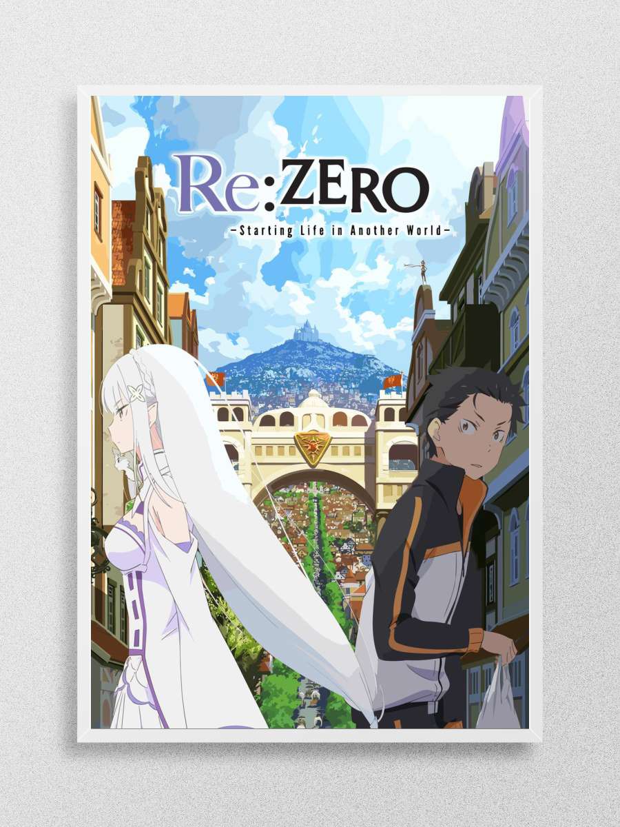 Re Zero Anime Poster Çerçevesiz Yüksek Kalite Anime Duvar Poster