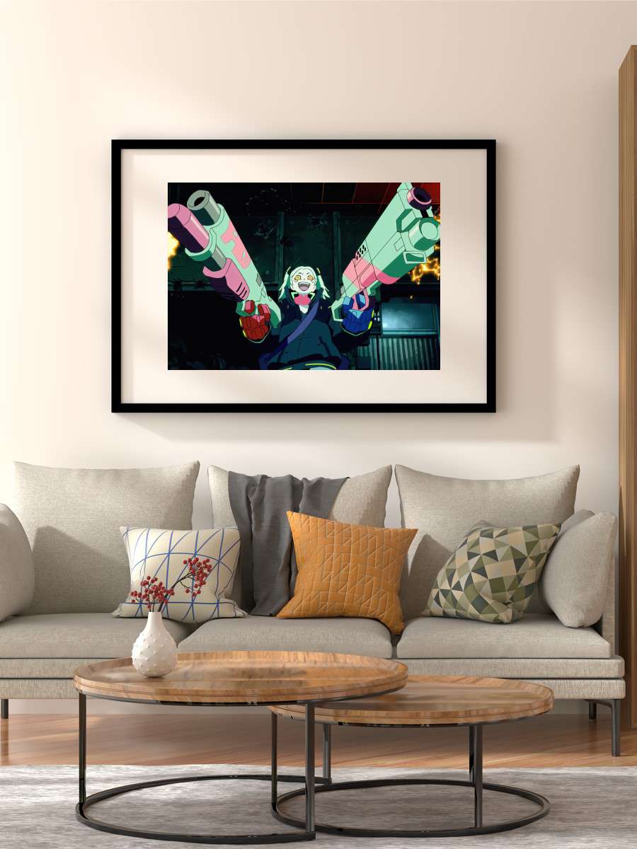 Rebecca with Guns Anime Poster Çerçevesiz Yüksek Kalite Anime Duvar Poster
