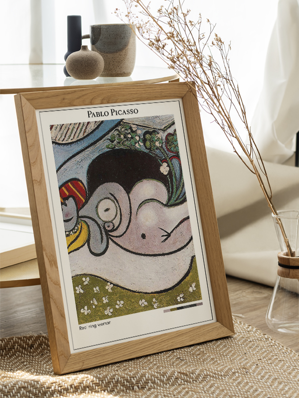 Pablo Picasso Reclining woman Poster