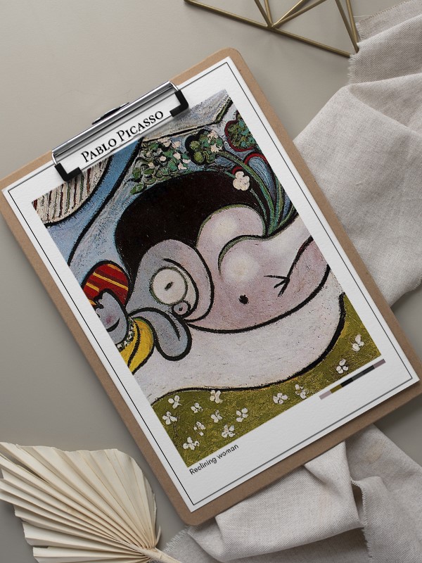 Pablo Picasso Reclining woman Poster