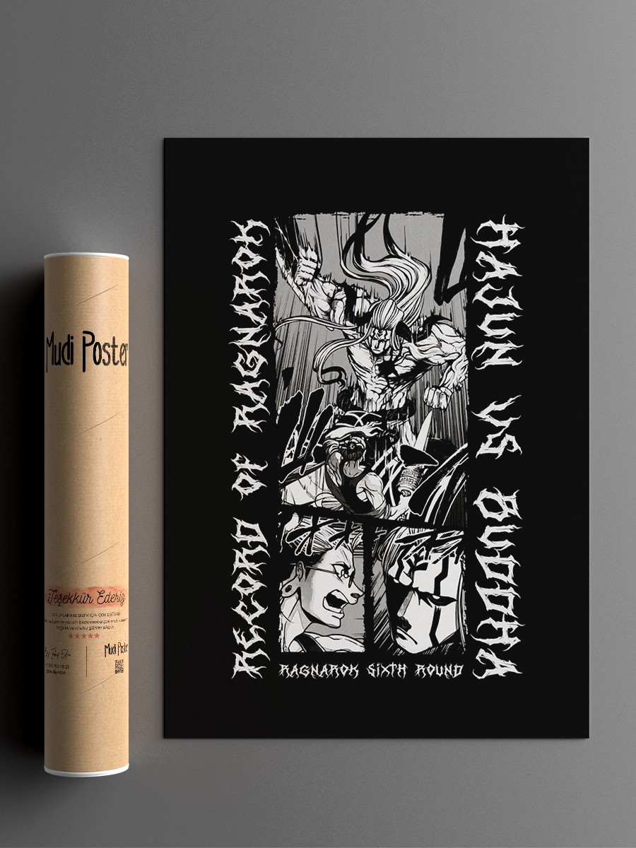 Record Of Ragnarok Manga Anime Poster Çerçevesiz Yüksek Kalite Anime Duvar Poster