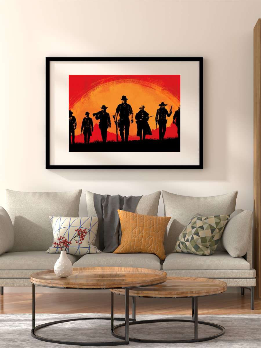 Red Dead Anime Poster Çerçevesiz Yüksek Kalite Anime Duvar Poster