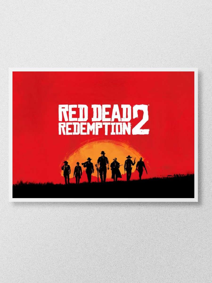 Red Dead Anime Poster Çerçevesiz Yüksek Kalite Anime Duvar Poster