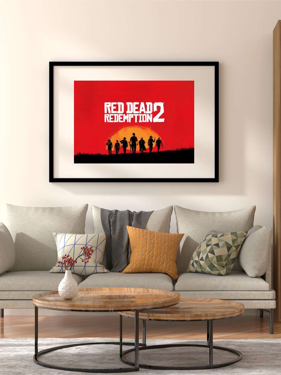 Red Dead Anime Poster Çerçevesiz Yüksek Kalite Anime Duvar Poster