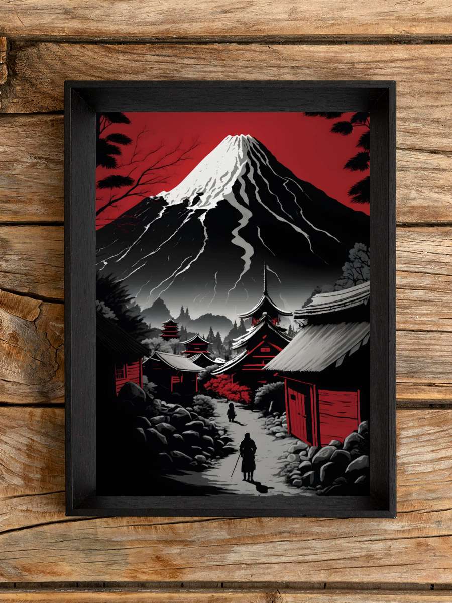 Red mountain Anime Poster Çerçevesiz Yüksek Kalite Anime Duvar Poster