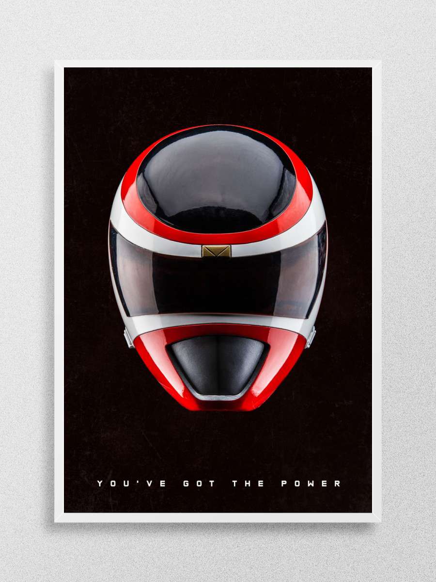 Red Space Power Ranger Anime Poster Çerçevesiz Yüksek Kalite Anime Duvar Poster