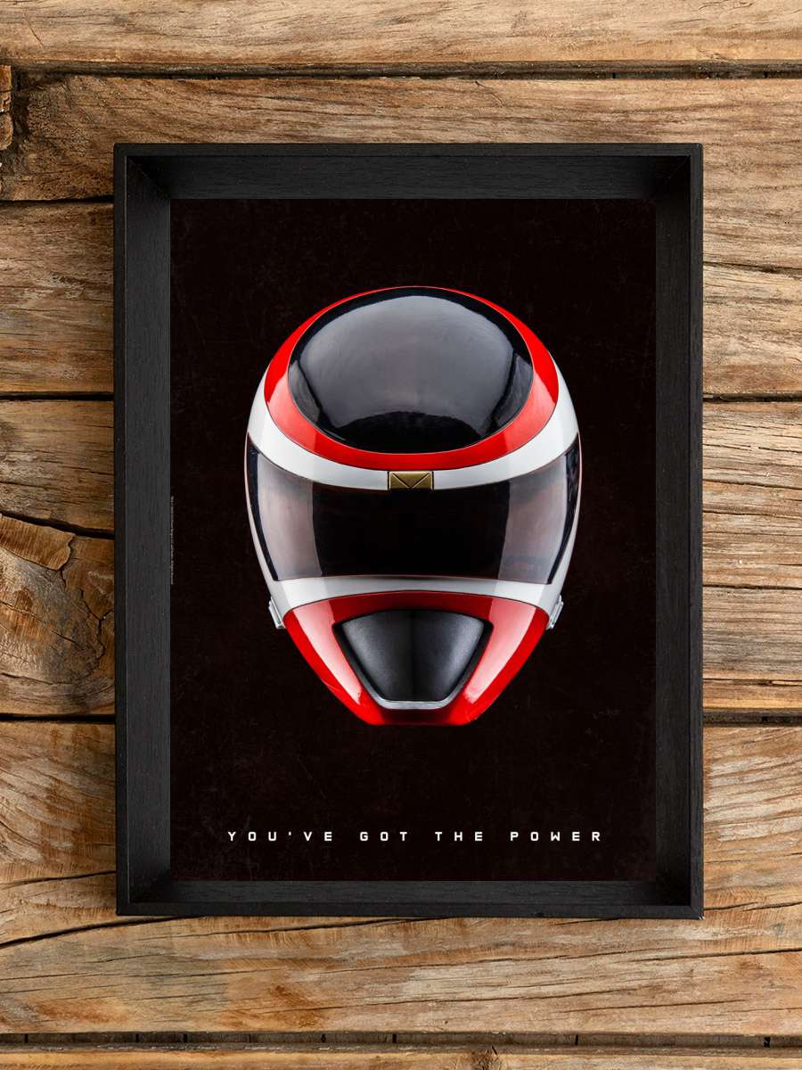 Red Space Power Ranger Anime Poster Çerçevesiz Yüksek Kalite Anime Duvar Poster