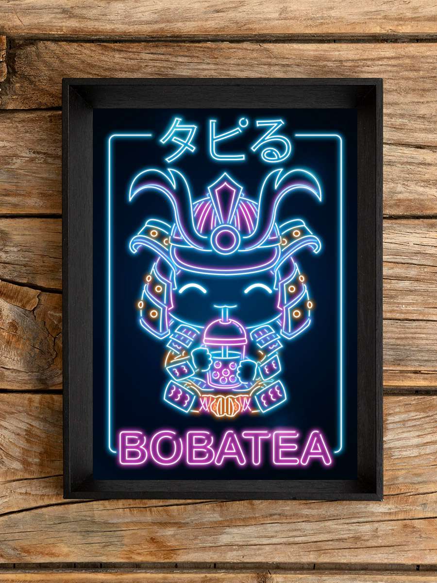 Retro Boba Tea Samurai Anime Poster Çerçevesiz Yüksek Kalite Anime Duvar Poster