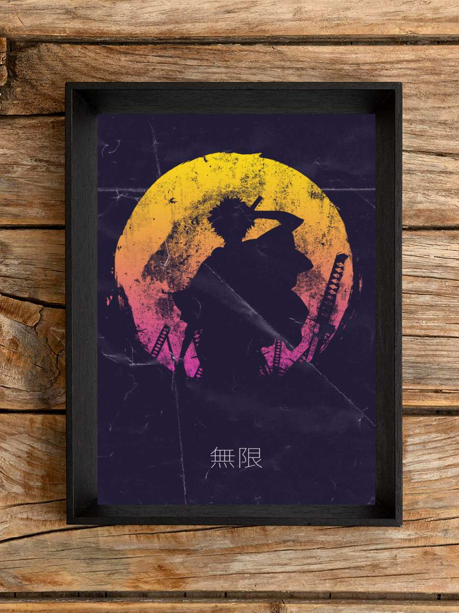 Retro Mugen Anime Poster Çerçevesiz Yüksek Kalite Anime Duvar Poster