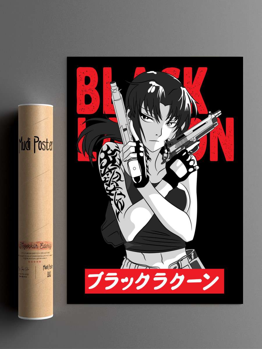 Revy Anime Poster Çerçevesiz Yüksek Kalite Anime Duvar Poster