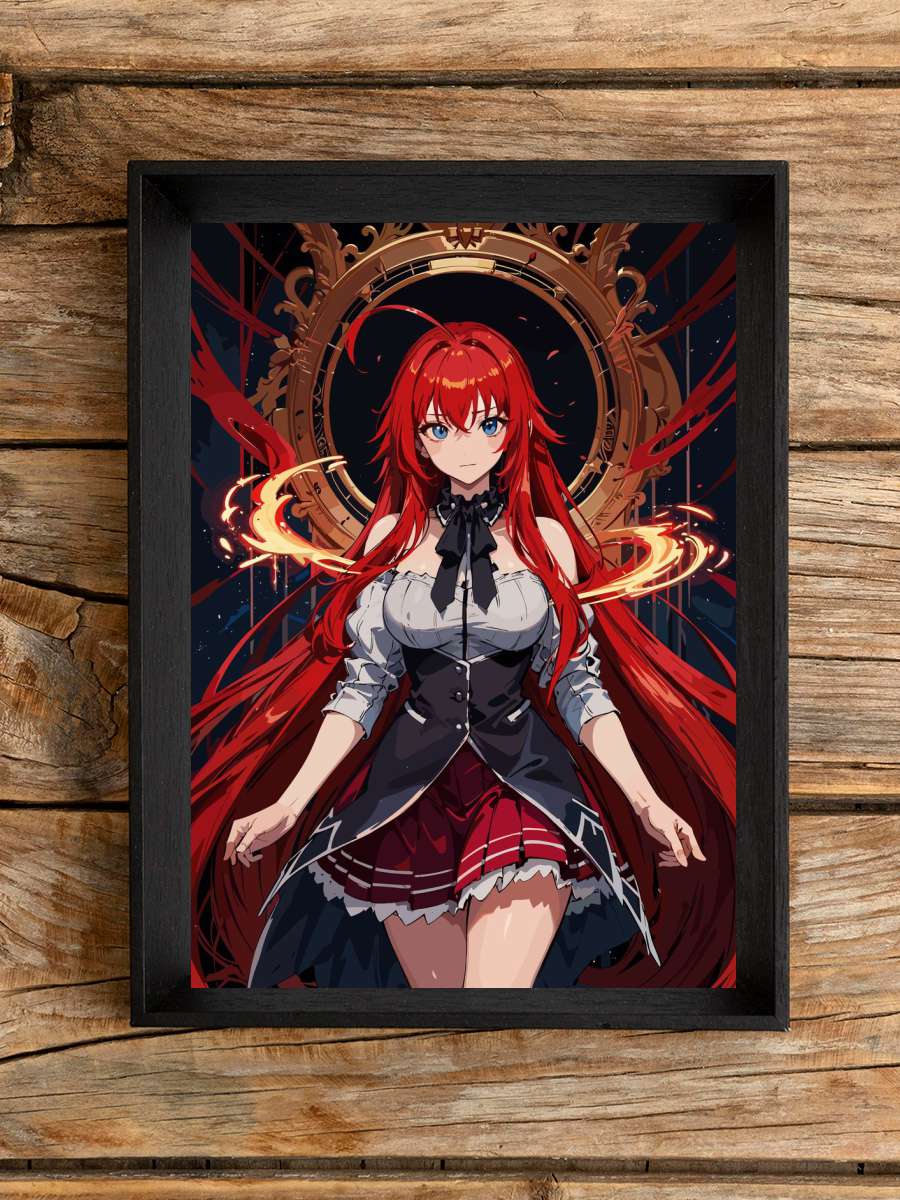 Rias Gremory Anime Poster Çerçevesiz Yüksek Kalite Anime Duvar Poster