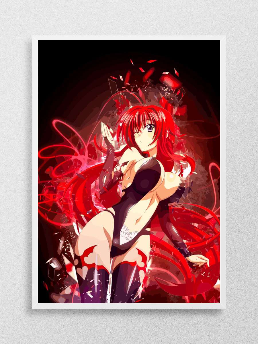 Rias gremory Anime Poster Çerçevesiz Yüksek Kalite Anime Duvar Poster