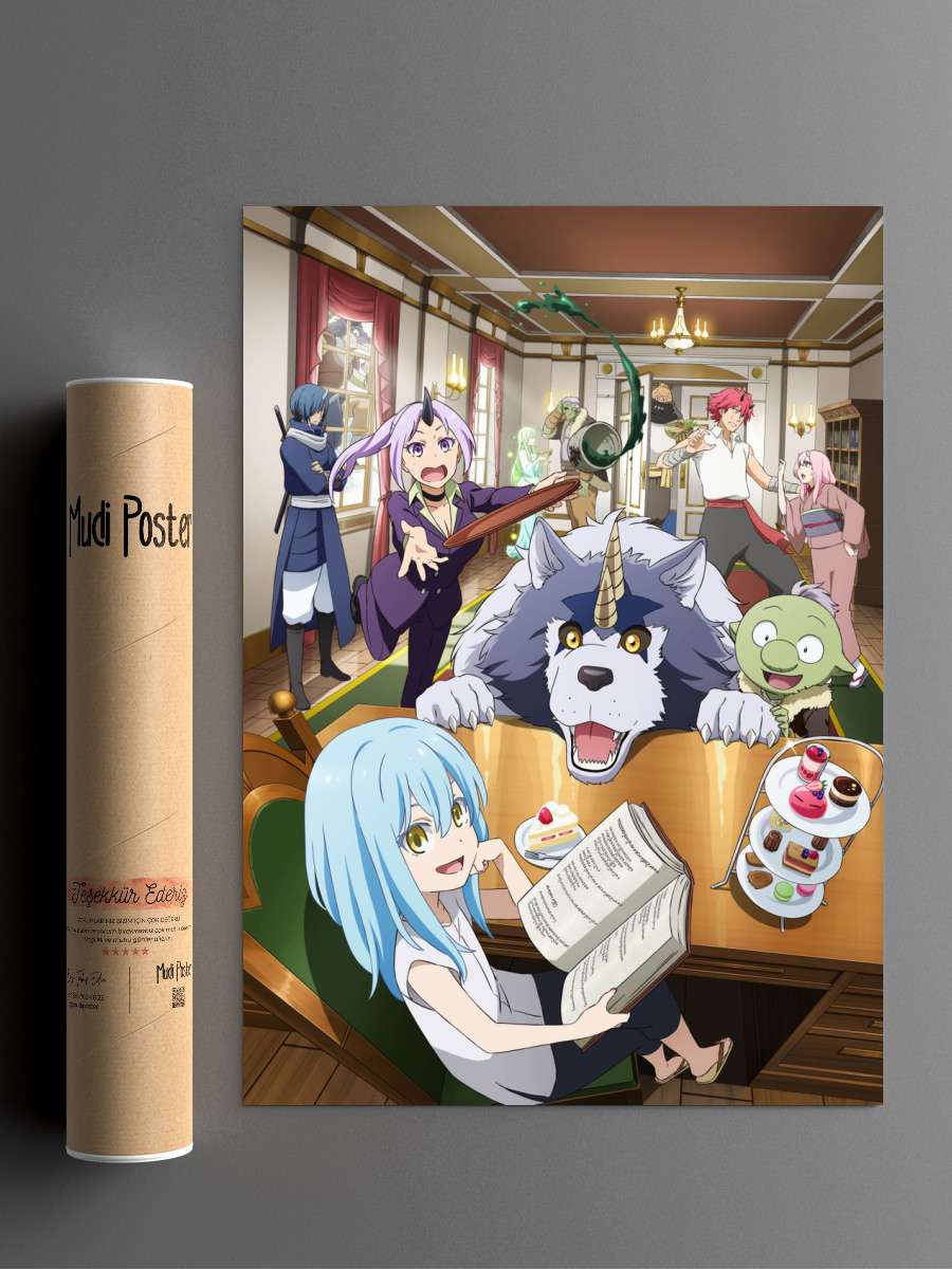 Rimuru Anime Poster Çerçevesiz Yüksek Kalite Anime Duvar Poster
