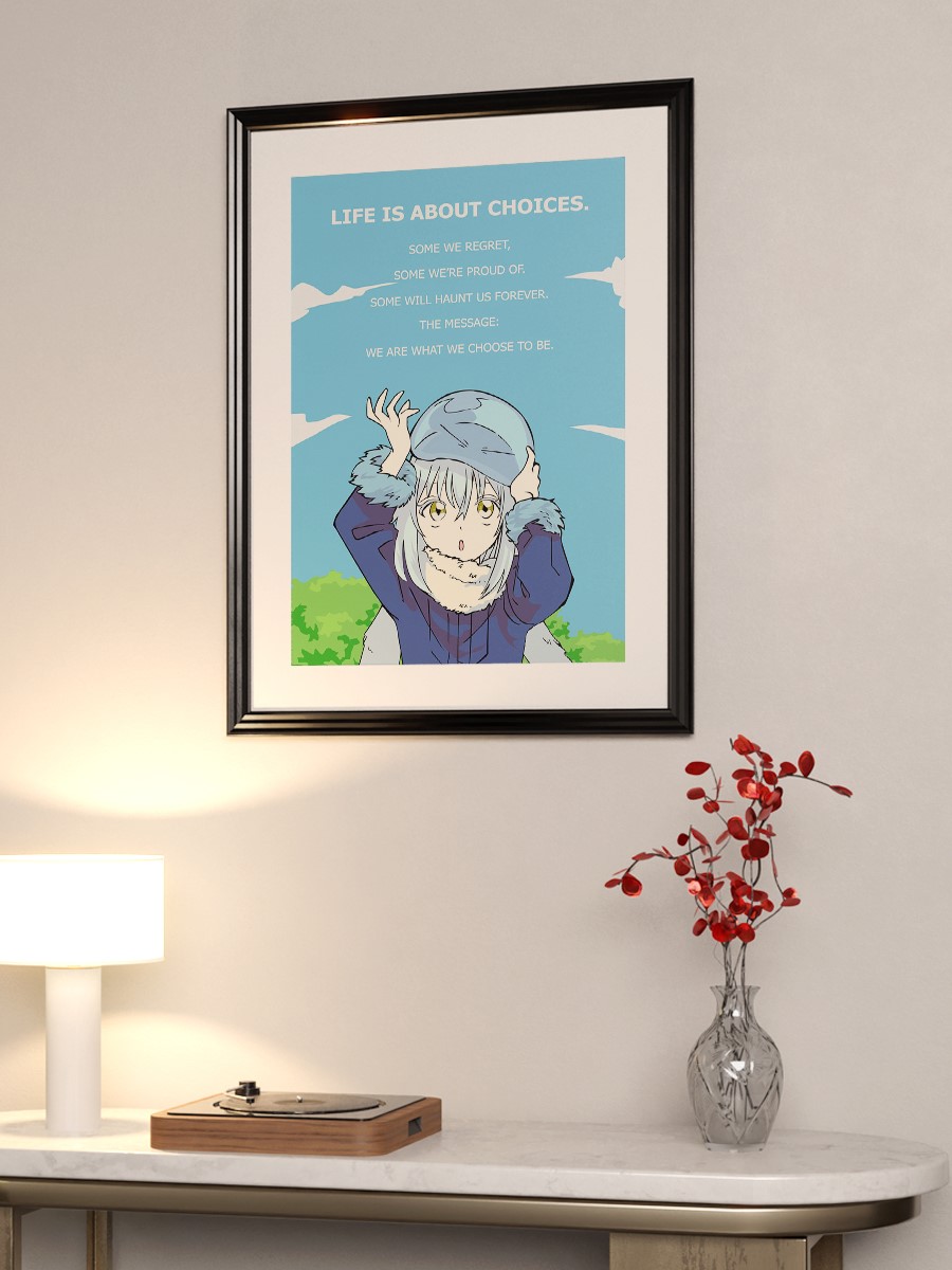 Rimuru Slime Anime Tempest Anime Poster Çerçevesiz Yüksek Kalite Anime Duvar Poster