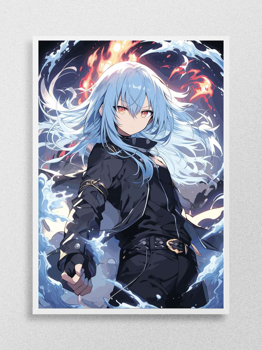 Rimuru Tempest Anime Anime Poster Çerçevesiz Yüksek Kalite Anime Duvar Poster