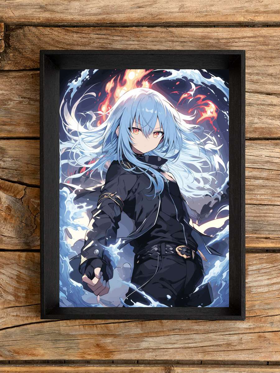 Rimuru Tempest Anime Anime Poster Çerçevesiz Yüksek Kalite Anime Duvar Poster