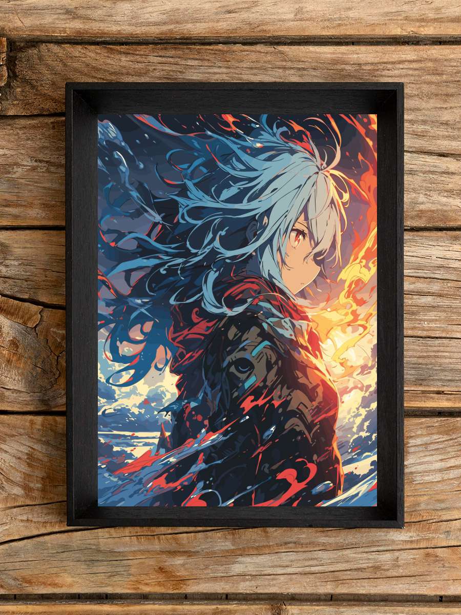 Rimuru Tempest Anime Anime Poster Çerçevesiz Yüksek Kalite Anime Duvar Poster