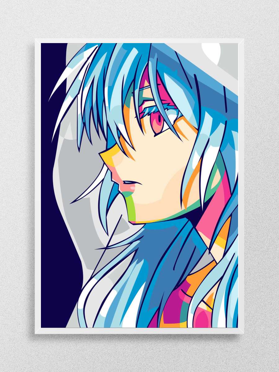 Rimuru Tempest pop art Anime Poster Çerçevesiz Yüksek Kalite Anime Duvar Poster