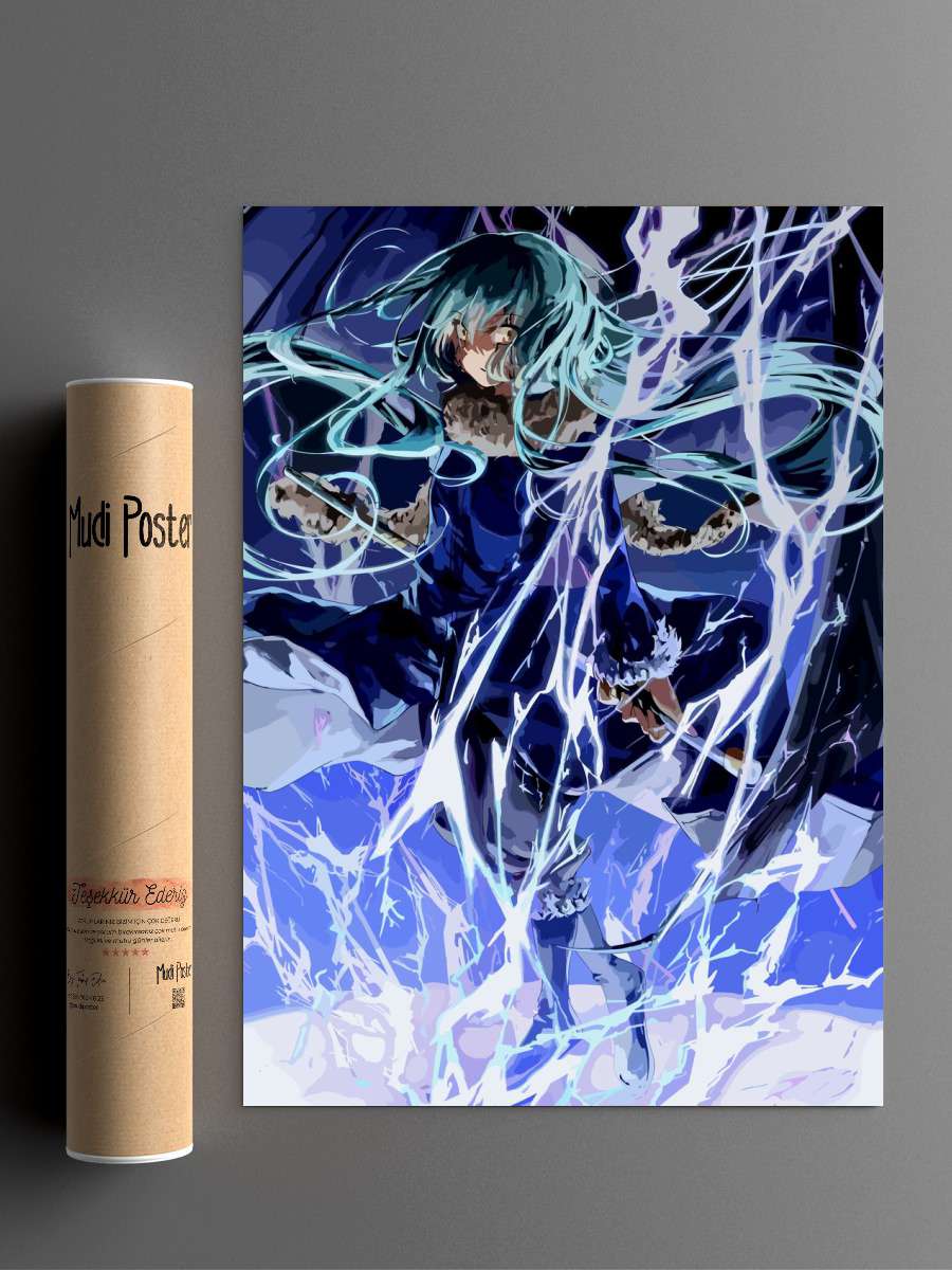 Rimuru tempest Anime Poster Çerçevesiz Yüksek Kalite Anime Duvar Poster
