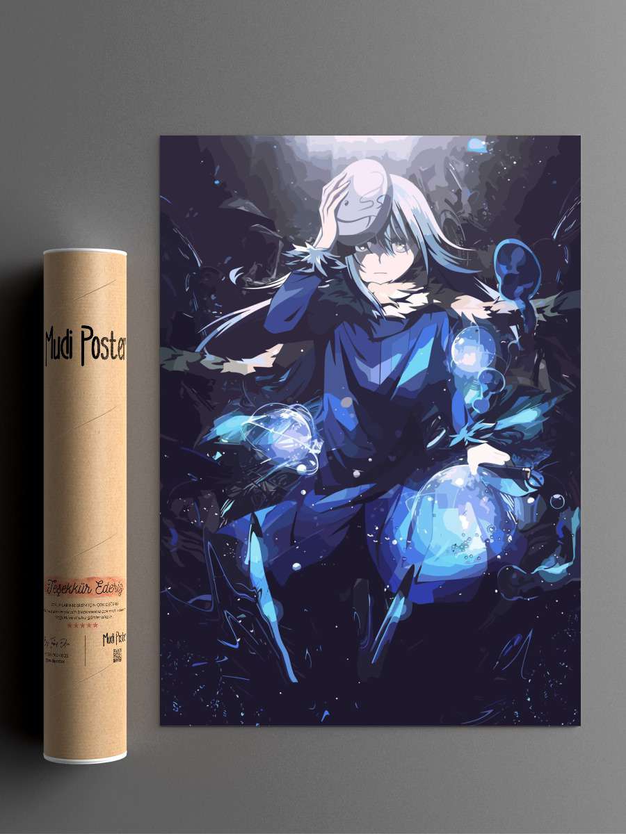 Rimuru Tempest Anime Poster Çerçevesiz Yüksek Kalite Anime Duvar Poster