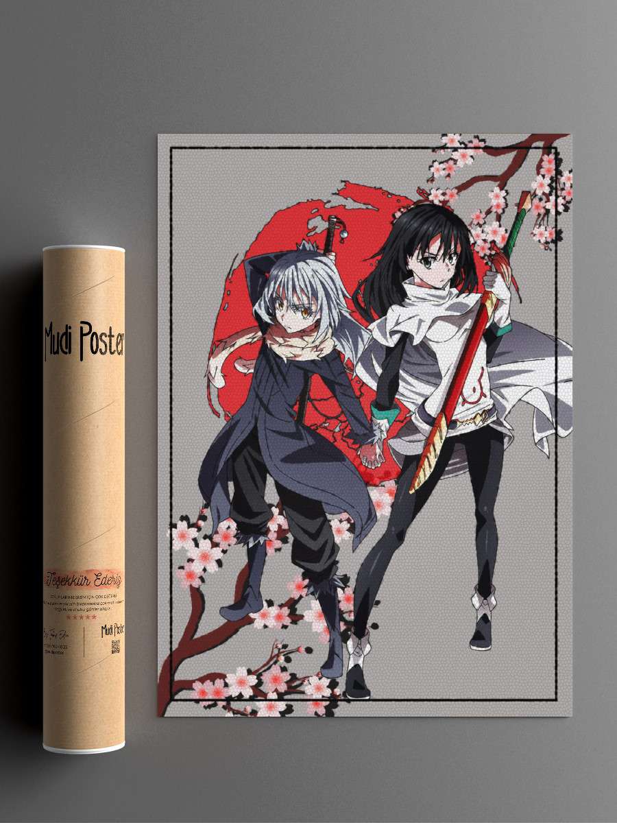 Rimuru Tempest Anime Poster Çerçevesiz Yüksek Kalite Anime Duvar Poster