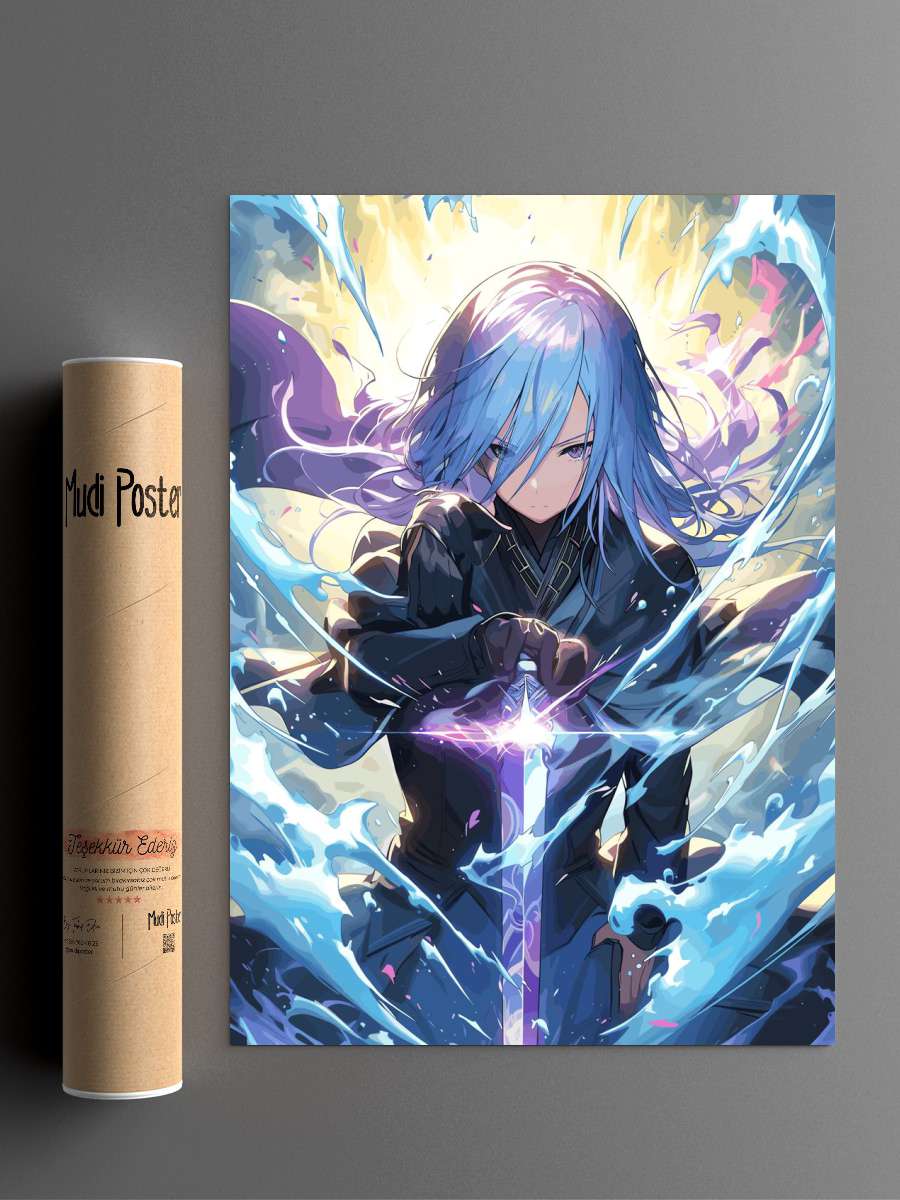 Rimuru Tempest Slime Anime Anime Poster Çerçevesiz Yüksek Kalite Anime Duvar Poster