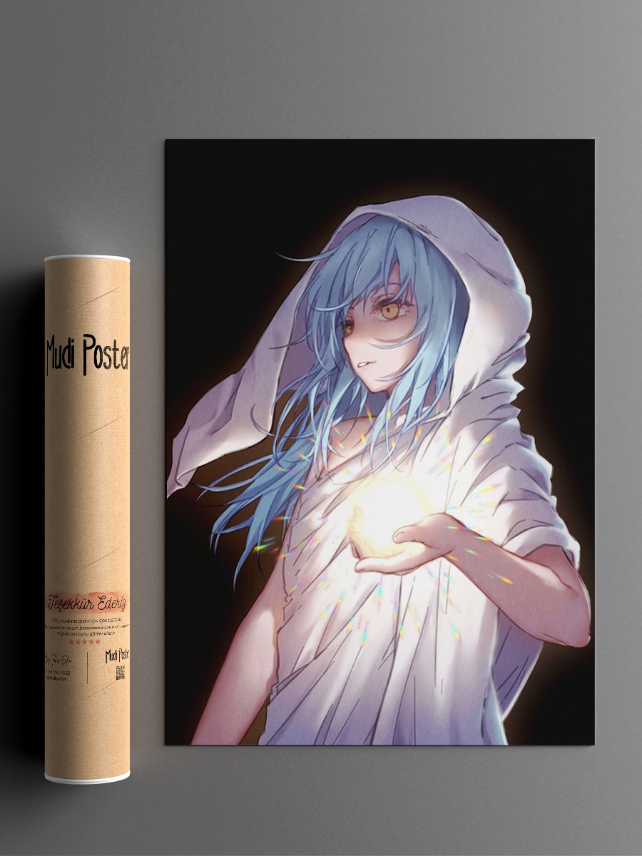 rimuru tempest slime Anime Poster Çerçevesiz Yüksek Kalite Anime Duvar Poster