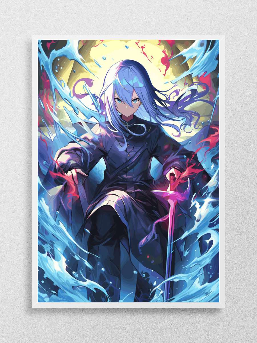 Rimuru Tempest Slime Anime Poster Çerçevesiz Yüksek Kalite Anime Duvar Poster