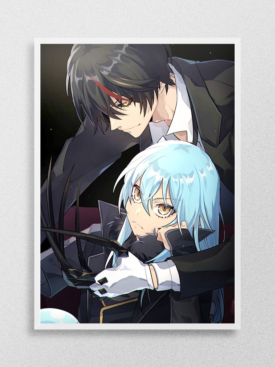 rimuru tempest slime Anime Poster Çerçevesiz Yüksek Kalite Anime Duvar Poster