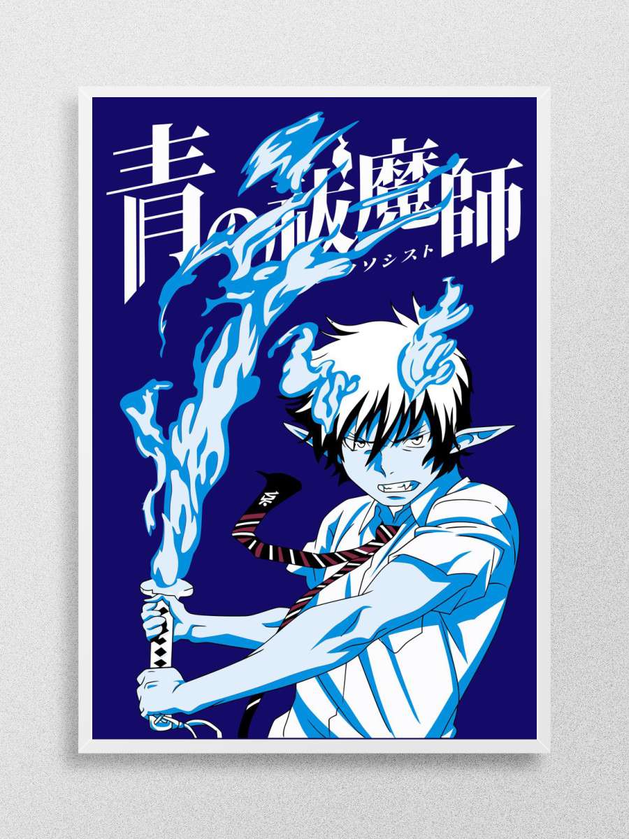 Rin Okumura Anime Poster Çerçevesiz Yüksek Kalite Anime Duvar Poster