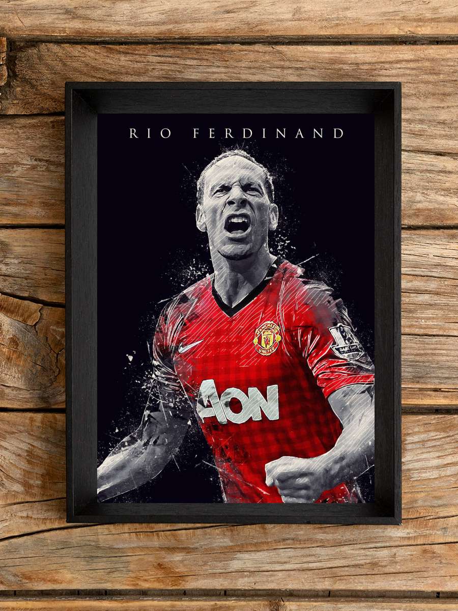 Rio Ferdinand Futbol Poster Çerçevesiz Yüksek Kalite Futbolcu Duvar Poster