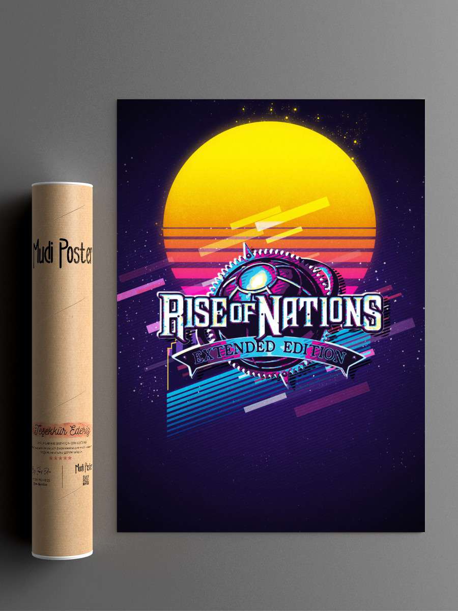 rise of nations extended e Anime Poster Çerçevesiz Yüksek Kalite Anime Duvar Poster