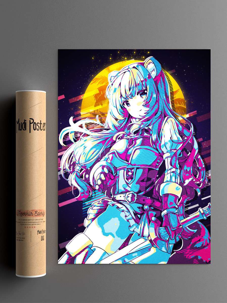 Rising of the Shield Hero Anime Poster Çerçevesiz Yüksek Kalite Anime Duvar Poster