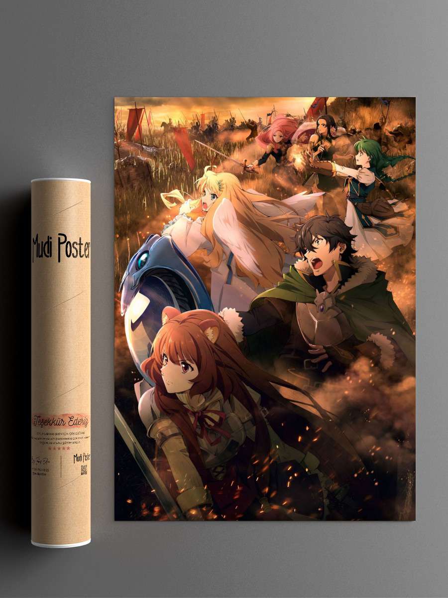 rising of the shield hero Anime Poster Çerçevesiz Yüksek Kalite Anime Duvar Poster